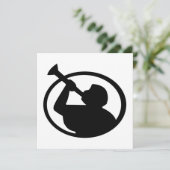 Mormon Angel Mormoni (symbool van het mormonisme) Kaart (Staand voorkant)