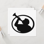 Mormon Angel Mormoni (symbool van het mormonisme) Kaart (Voorkant / Achterkant in situ)