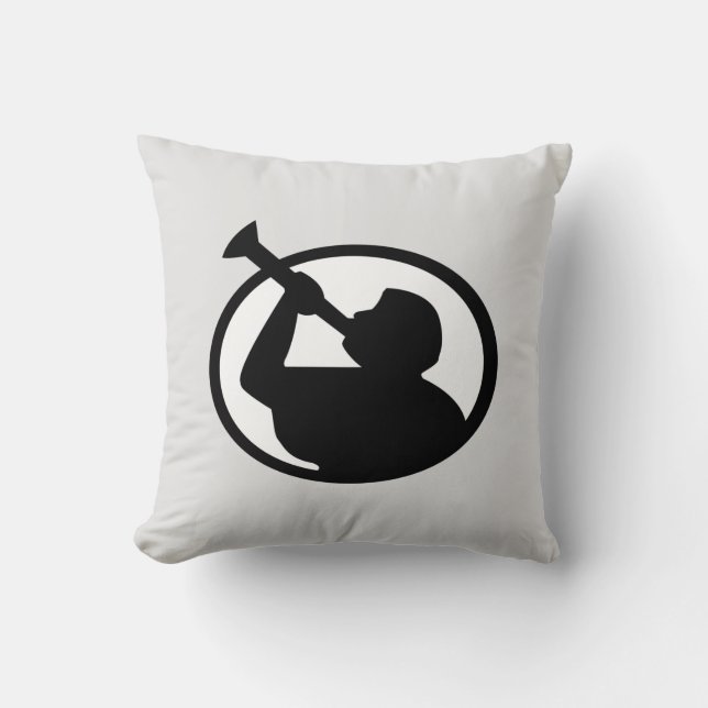 Mormon Angel Mormoni (symbool van het mormonisme) Kussen (Voorkant)