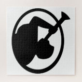 Mormon Angel Mormoni (symbool van het mormonisme) Legpuzzel (Horizontaal)