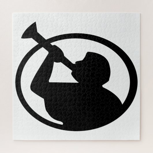 Mormon Angel Mormoni (symbool van het mormonisme) Legpuzzel (Verticaal)