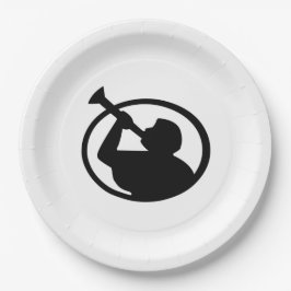 Mormon Angel Mormoni (symbool van het mormonisme) Papieren Bordje