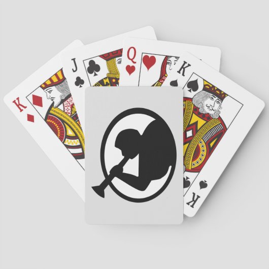 Mormon Angel Mormoni (symbool van het mormonisme) Pokerkaarten (Achterkant)