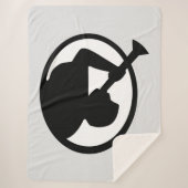 Mormon Angel Mormoni (symbool van het mormonisme) Sherpa Deken (Voorkant)