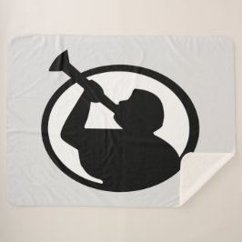 Mormon Angel Mormoni (symbool van het mormonisme) Sherpa Deken