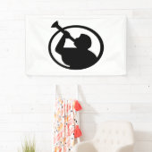 Mormon Angel Mormoni (symbool van het mormonisme) Spandoek (Insitu)