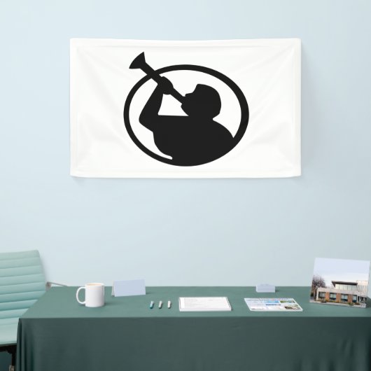 Mormon Angel Mormoni (symbool van het mormonisme) Spandoek (Beurs)