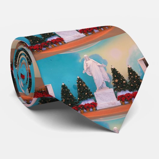Mormon Christus Kerstmis Stropdas (Opgerold)