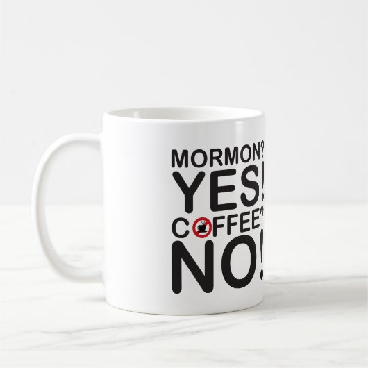 Mormon Coffee-Mok Koffiemok (Links)
