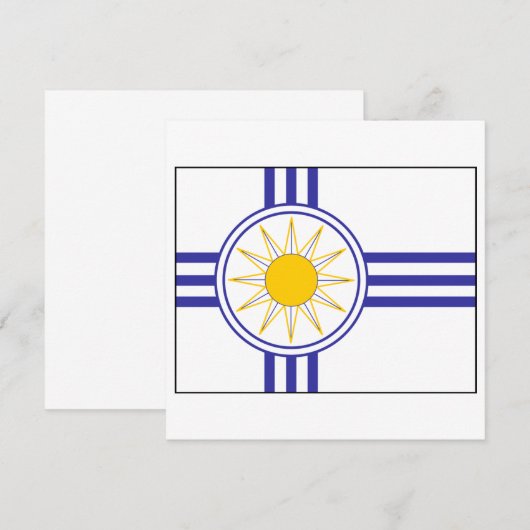 Mormon Flag Kaart (Voorkant / Achterkant)