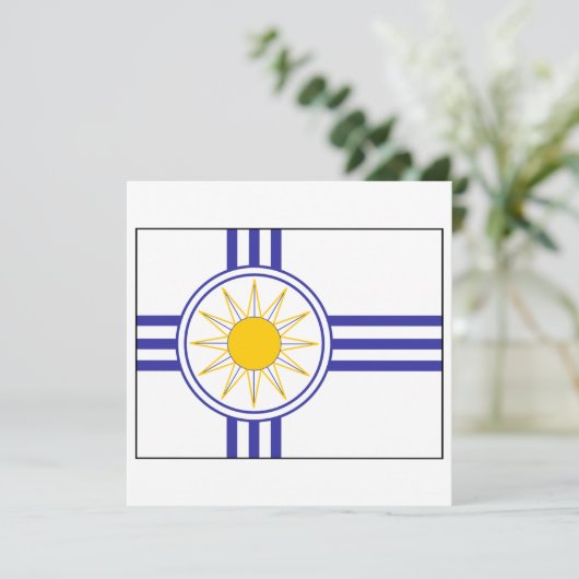 Mormon Flag Kaart (Staand voorkant)