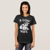 Mormon Lds Funny 8 Koe Vrouw-Mannen Vrouwen T-shirt (Voorkant volledig)