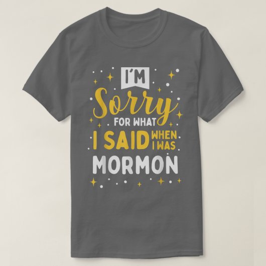 Mormon LDS-missie T-shirt (Design voorkant)