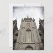 mormon lds zoutmeer stad tempple - uitnodiging (Voorkant)