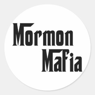 Mormon Mafia Ronde Sticker