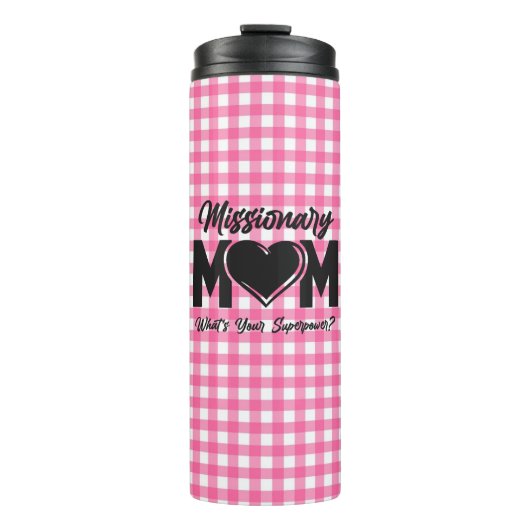 Mormon Missionary Mam Thermal Tumbler Drink Fles (Voorkant)