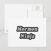 Mormon Ninja Briefkaart (Voorkant / Achterkant)