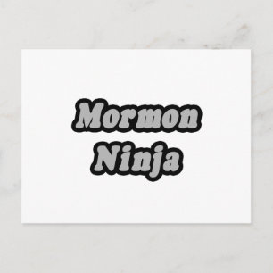 Mormon Ninja Briefkaart