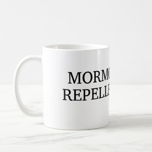 Mormon Repellent Coffee Mok (Links)