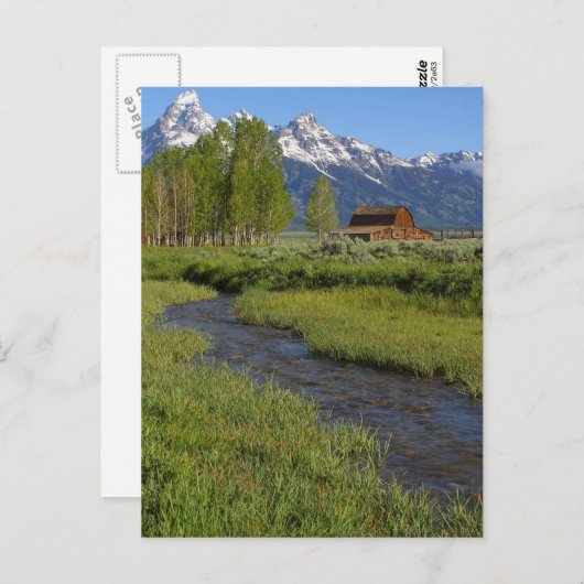 Mormon Row Barn Post Kaart (Voorkant / Achterkant)