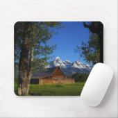 Mormon Row Barns in Grand Teton Park Muismat (Met muis)