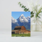 Mormon Row Barns, Wyoming Landscape Briefkaart (Staand voorkant)