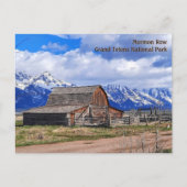 Mormon Row, Grand Tetons Briefkaart (Voorkant)
