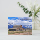 Mormon Row, Grand Tetons Briefkaart (Staand voorkant)