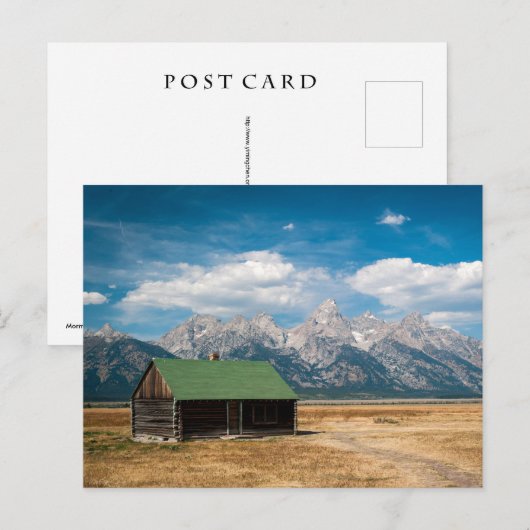 Mormon Row in Grand Teton National Park Briefkaart (Voorkant / Achterkant)