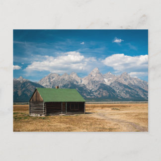Mormon Row in Grand Teton National Park Briefkaart