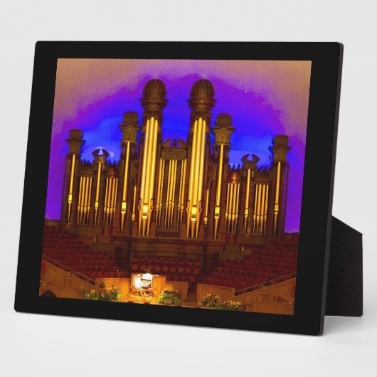 Mormon Tabernacle organ plaque Fotoplaat (Zijkant)