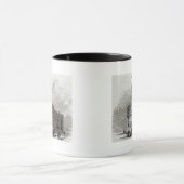 Mormon Temple bij Salt Lake, 1854 Mok (Midden)