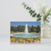 Mormon Temple Fountain Briefkaart (Staand voorkant)