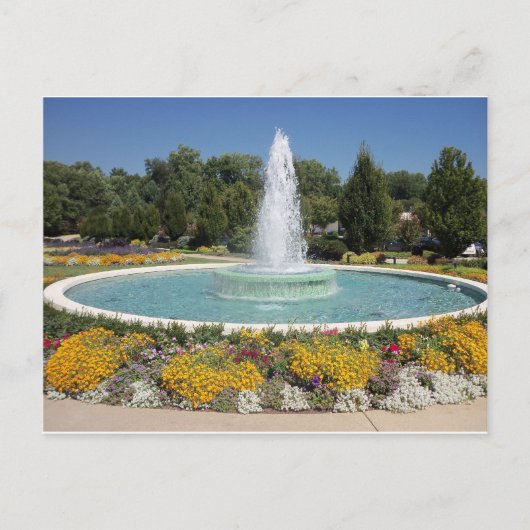 Mormon Temple Fountain Briefkaart (Voorkant)