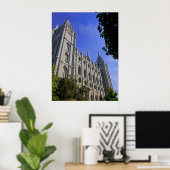 Mormon Temple Poster (Thuiskantoor)