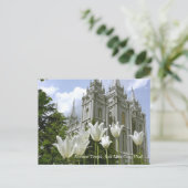 Mormon Temple, Salt Lake City, Utah Briefkaart (Staand voorkant)