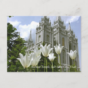 Mormon Temple, Salt Lake City, Utah Briefkaart