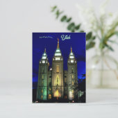 Mormon Temple Salt Lake City, Utah Briefkaart (Staand voorkant)