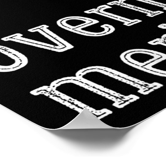 Mormonen regeren Amerika tegen Trump Poster (Hoek)