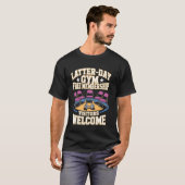 Mormoonse Kerk Christendom LDS Zendelingen T-shirt (Voorkant volledig)