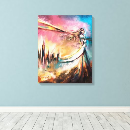 mormoonse kunst canvas afdruk (Insitu (Houten vloer))