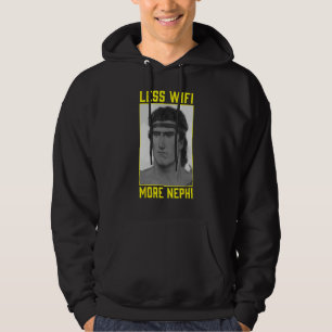 Mormoonse LDS-missionaris Minder Wifi Meer Nephi 3 Hoodie