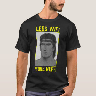 Mormoonse LDS-missionaris Minder Wifi Meer Nephi 3 T-shirt