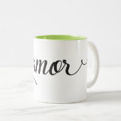 Mormor Tweekleurige Koffiemok (Voorkant rechts)