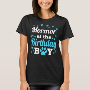 Mormor van de 'Birthday Boy Dog Paw Bday Party Cel T-shirt