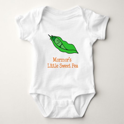 Mormor's Little Sweet Pea Romper (Voorkant)