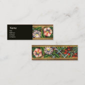 MORNEN GLORY EN RED BERRIES MINI VISITEKAARTJE (Voorkant / Achterkant)