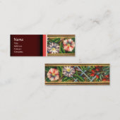 MORNEN GLORY EN RED BERRIES MINI VISITEKAARTJE (Voorkant / Achterkant)