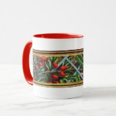 MORNEN GLORY EN RED BERRIES MOK (Voorkant links)