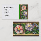 MORNEN GLORY WHITE PEARL PAPER VISITEKAARTJE (Voorkant / Achterkant)